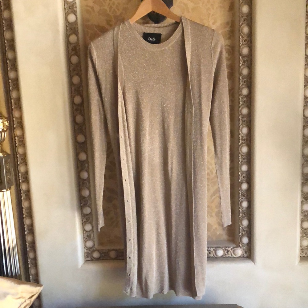 D&G set (dress and cardigan), barely worn